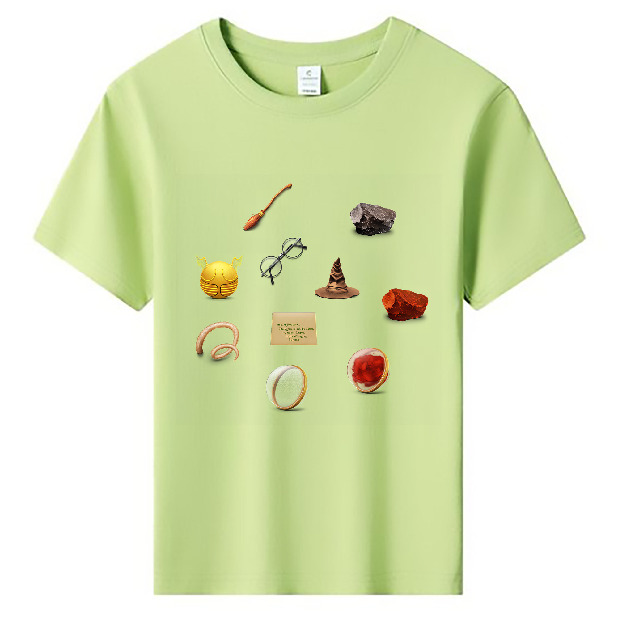 （画像用） Harry Potter ハリー・ポッターシリーズ 綿100％キッズTシャツ（フロントプリント）